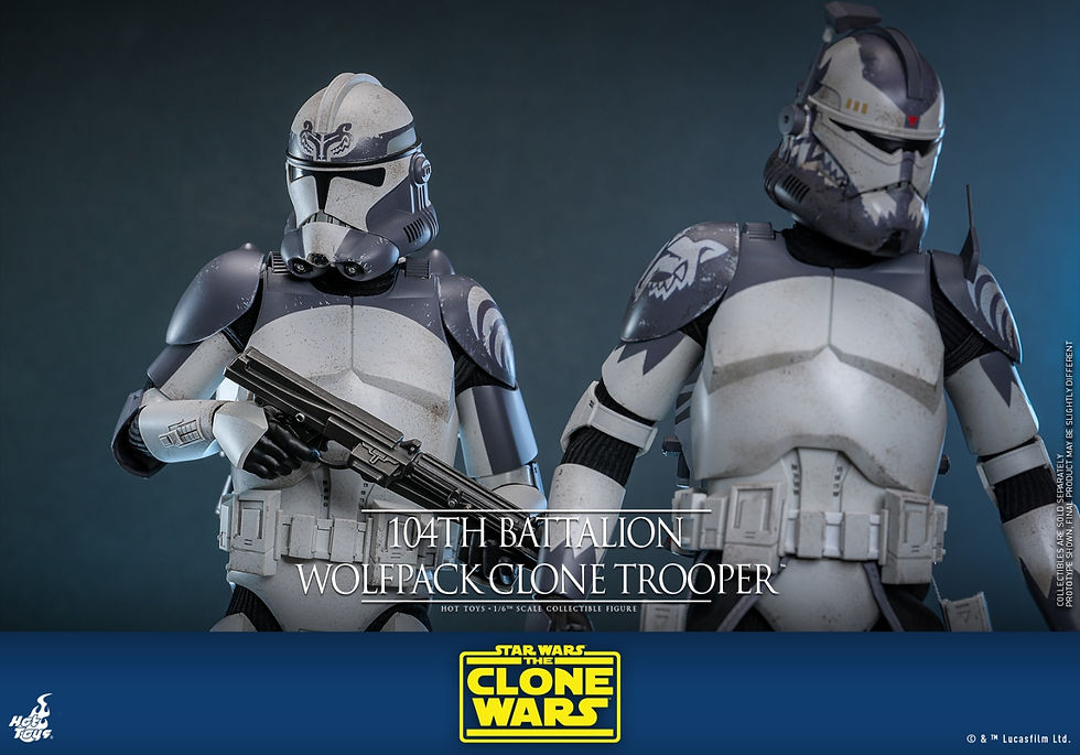 Thumbnail: Star Wars: The Clone Wars 1/6 104th Battalion Wolfpack Clone Trooper  TMS142