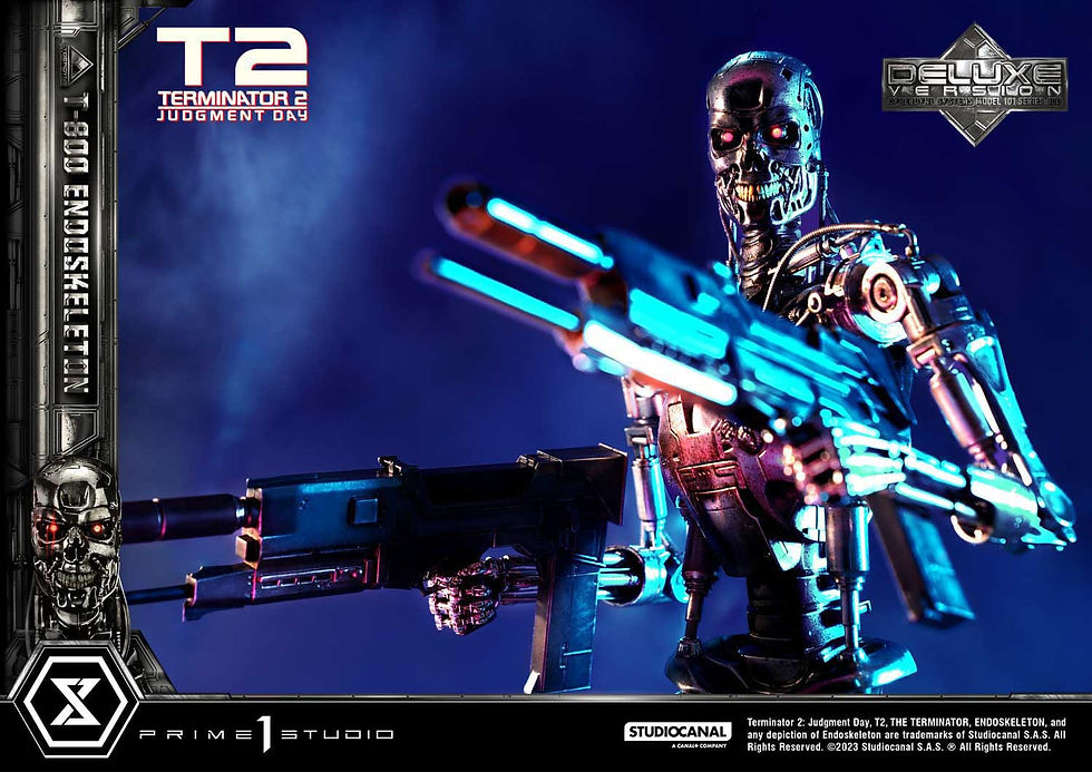 Miniatura: Terminator 2  Judgment Day 1/3  T800 Endoskeleton Deluxe Version 74 cm