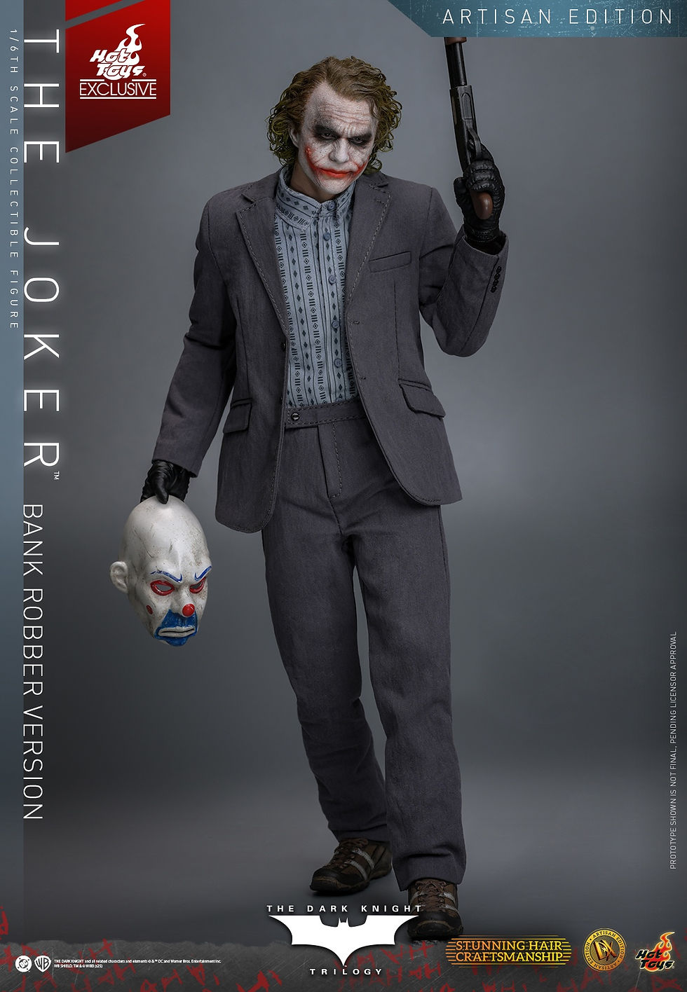 Thumbnail: The Dark Knight Trilogy 1/6 The Joker"Bank robber Version" ARTISAN ED. DX51AE