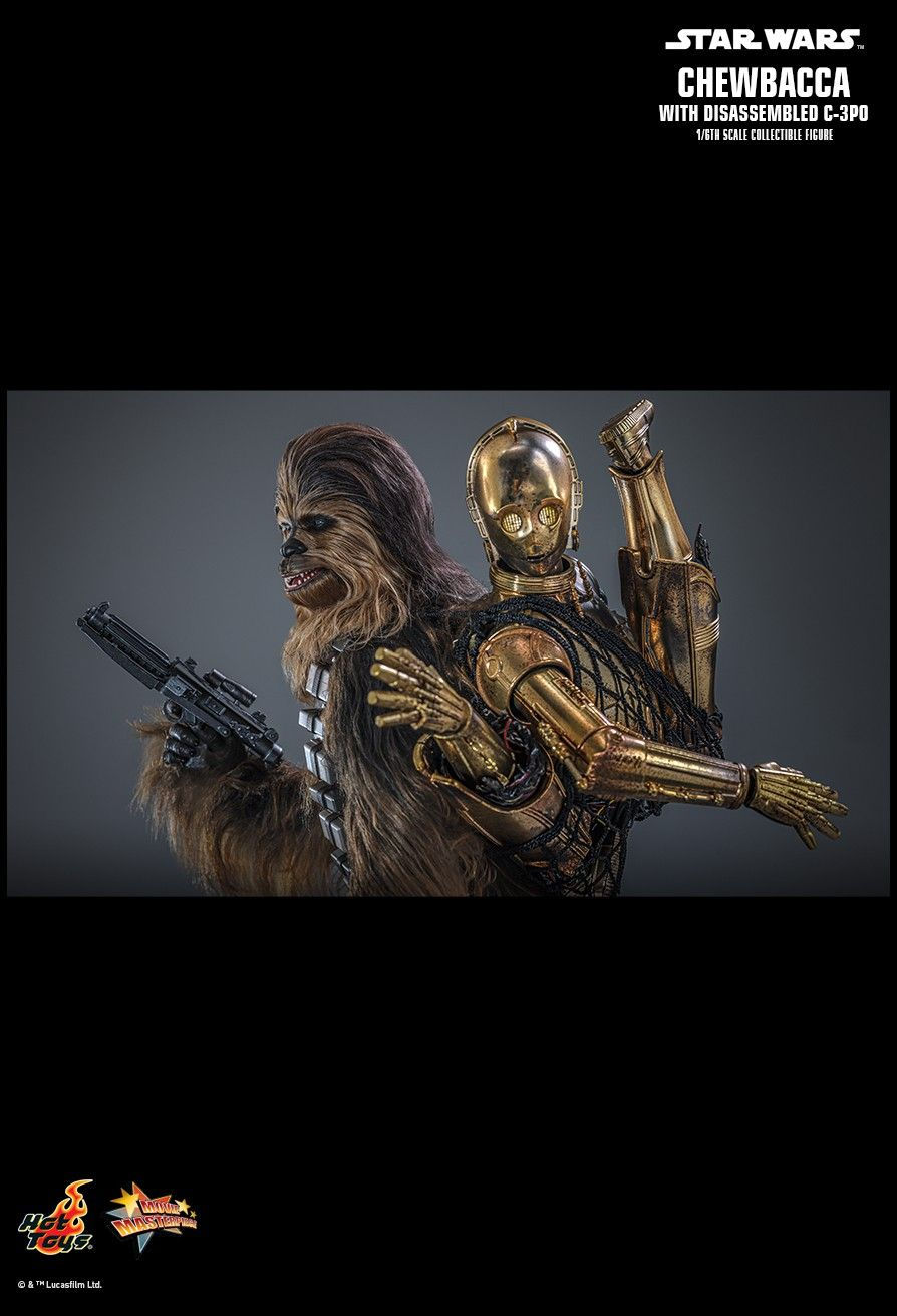 Miniatura: Star Wars Episode V: The Empire Strikes Back 1/6 Chewbecca with C-3PO MMS766