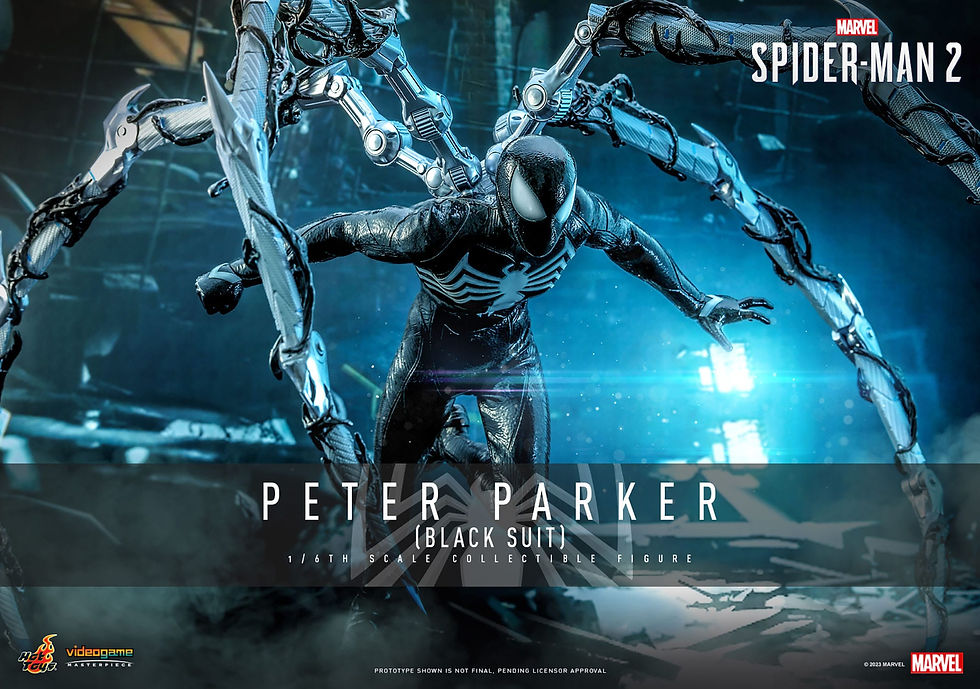 Thumbnail: Spider-Man 2 Video Game 1/6 Peter Parker (Black Suit) 30 cm