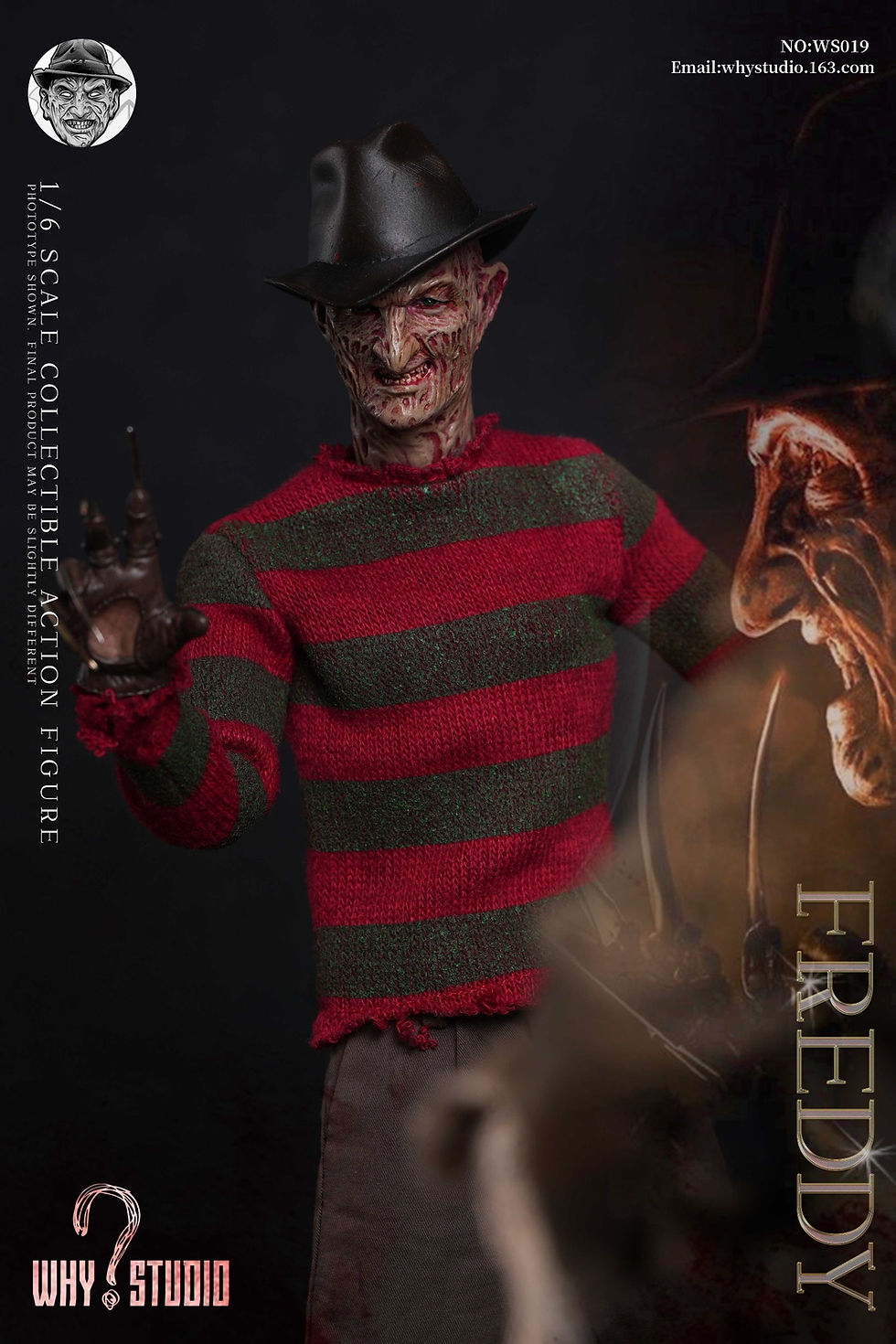 Thumbnail: WHY STUDIO Freddy vs Jason 1/6 Freddy WS019