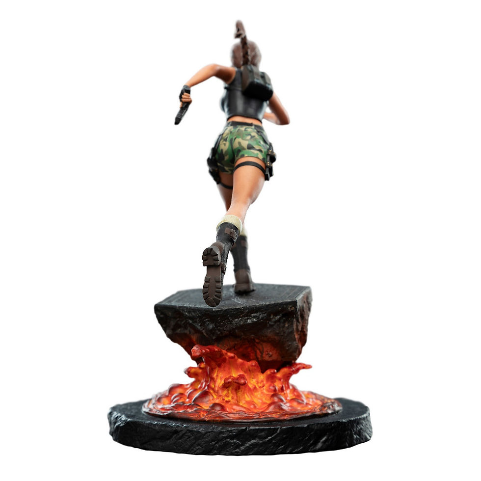 Miniatura: Tomb Raider Mini Statue Lara Croft: The Sanctuary of Flame 19 cm