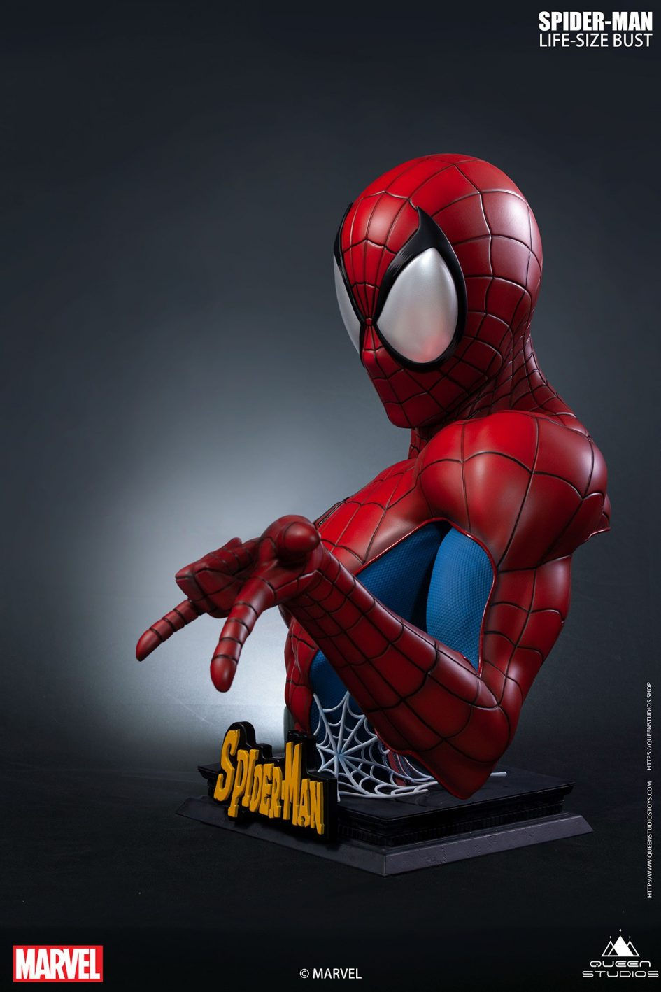 Thumbnail: Comic Spider-Man 1:1 Bust by Queen Studios