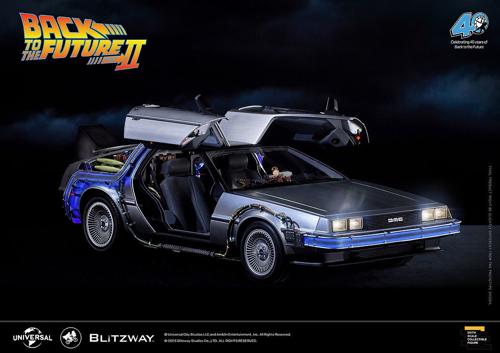 Blitzway Back to the Future II 1/6 "Time Machine" Delorean BW-UMS 12201