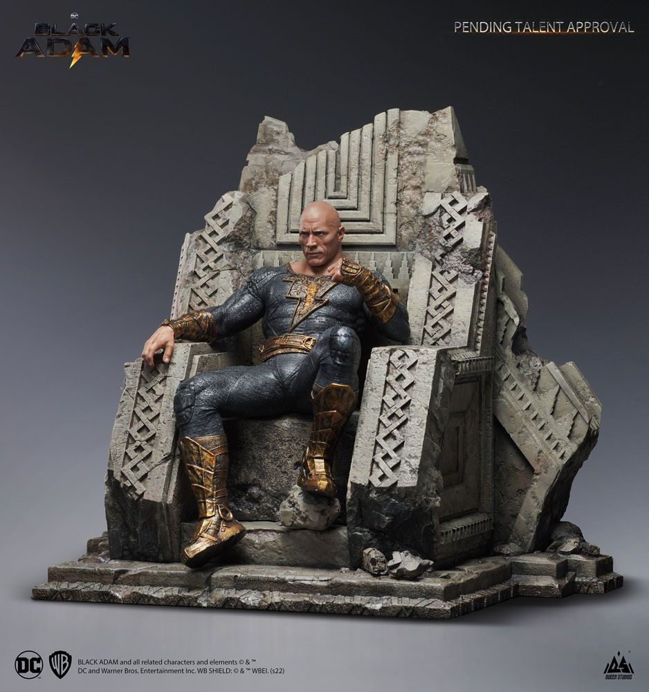 Miniatura: Black Adam Statue 1/4 Black Adam On Throne