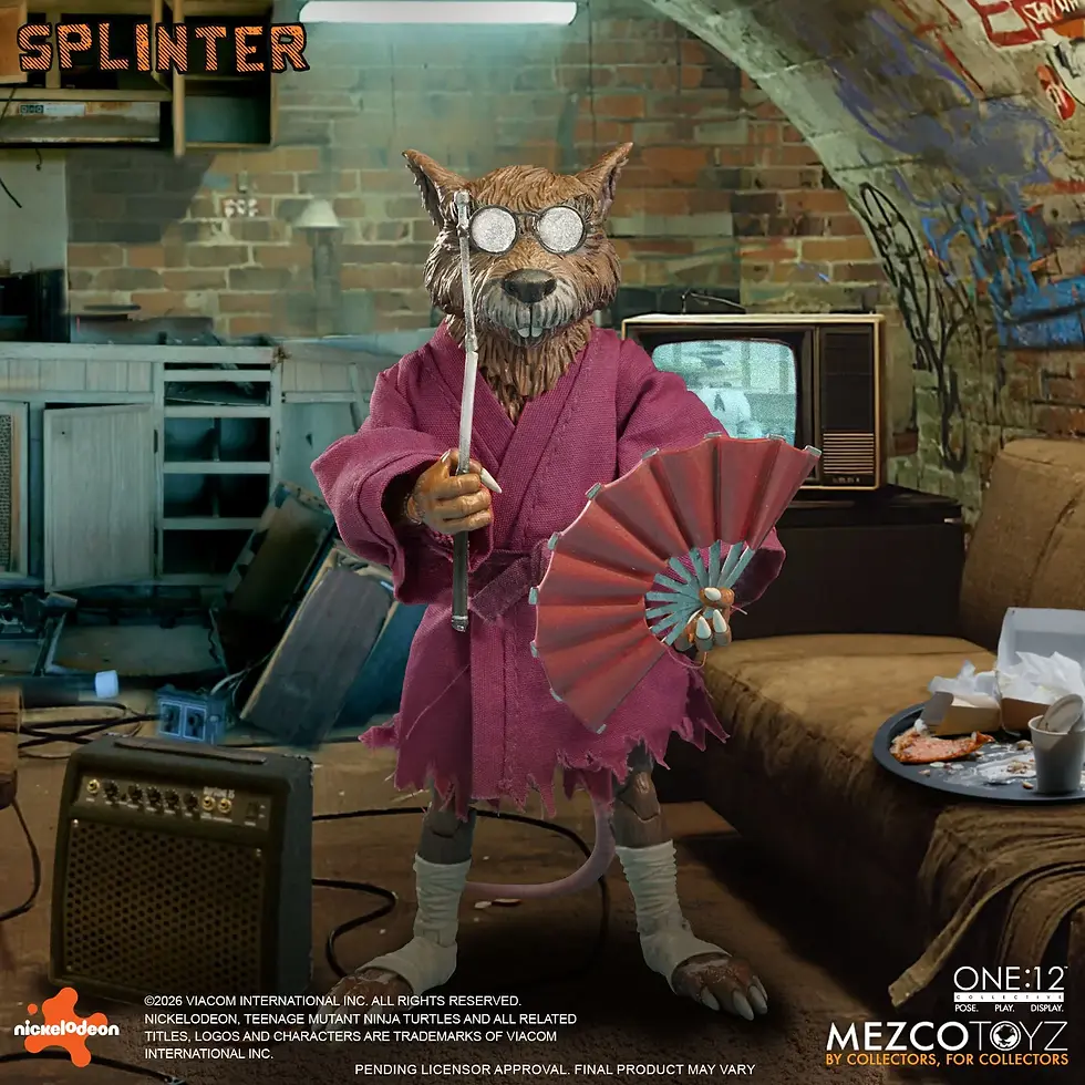 Thumbnail: Mezco Toys 1/12  Tmnt Splinter