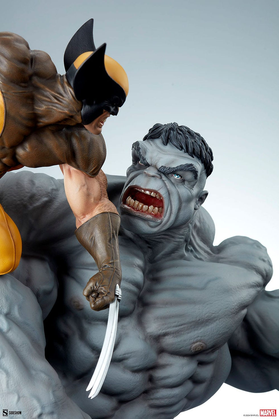 Miniatura: Marvel Statue Grey Hulk vs Wolverine 58 cm