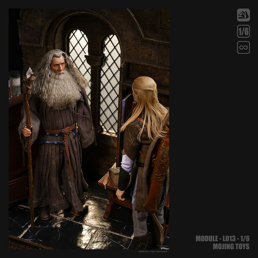 Miniatura: Mojing Toys Module Series 1/6 Mediaval Potion Room Scene Diorama L013