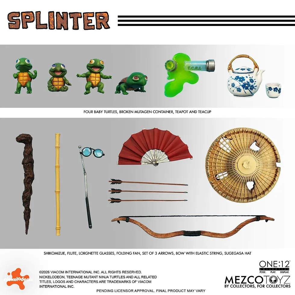 Thumbnail: Mezco Toys 1/12  Tmnt Splinter