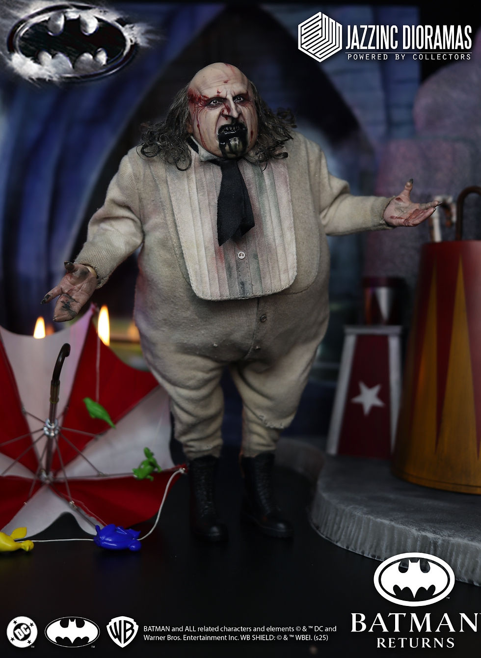Miniatura: Jazzinc Dioramas Batman Returns 1992 1/6 Penguin Sewer