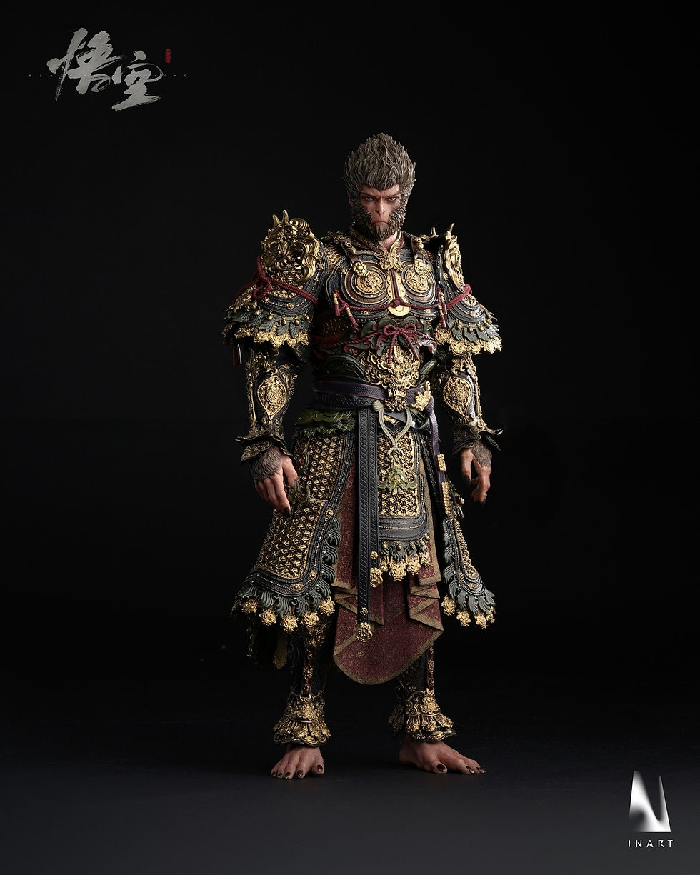 Miniatura: InArt Black Myth 1/6 Wukong Great Sage Armor Set MAG-015