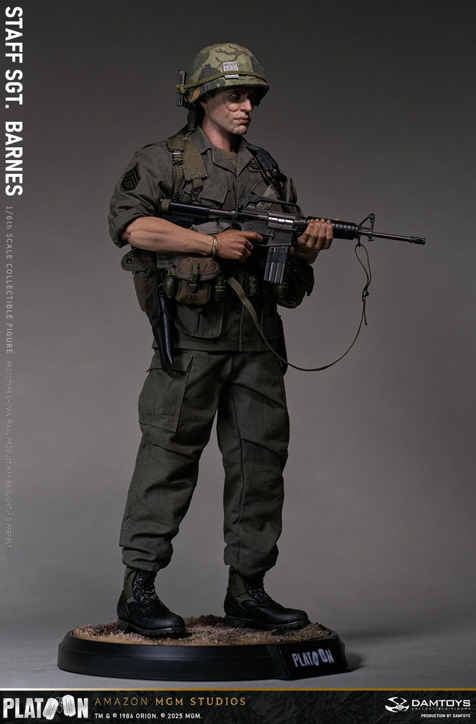 Miniatura: DAMTOYS Platoon 1/6 Staff Srg. Barnes DMS045