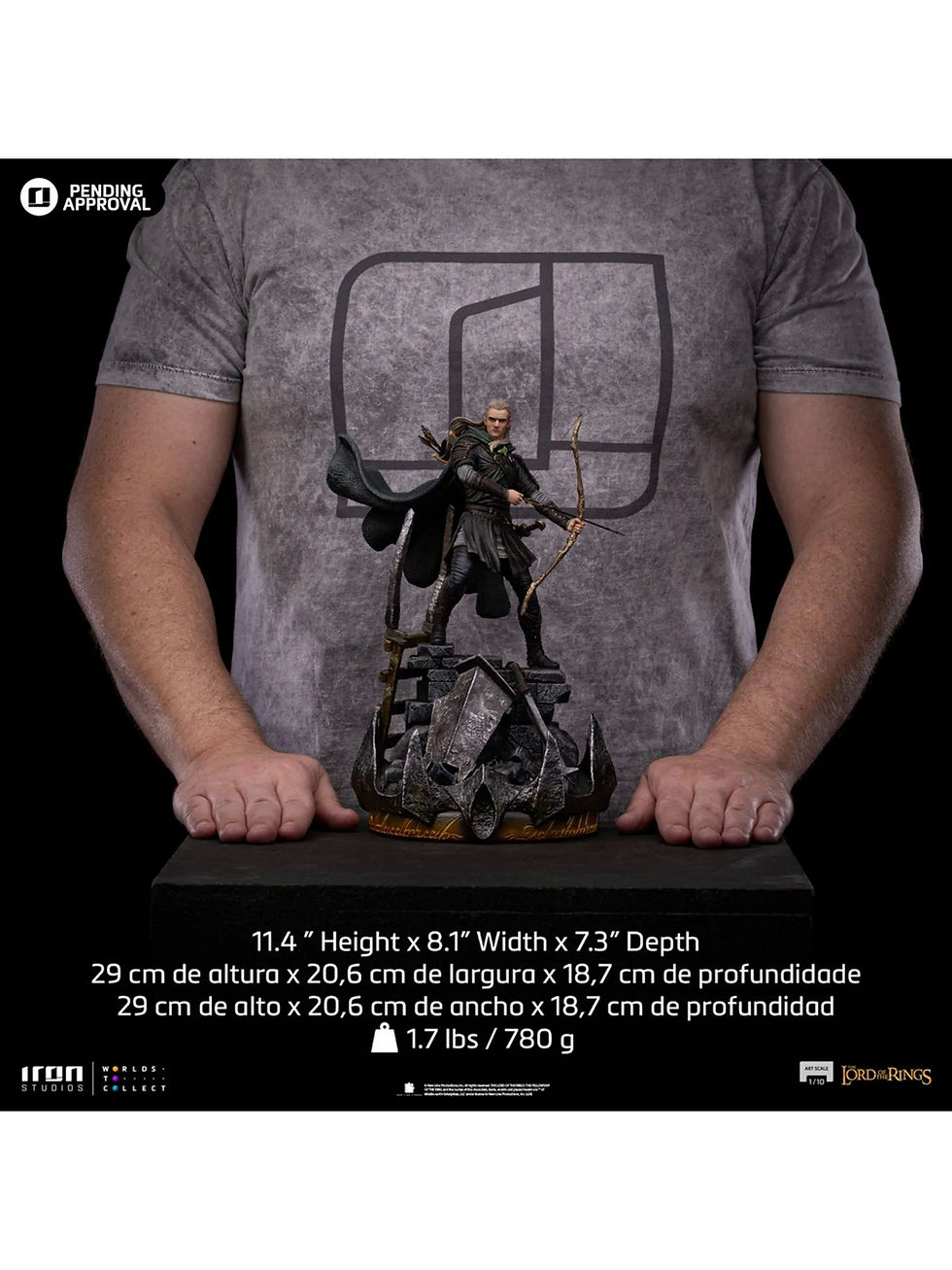 Miniatura: LOTR 1/10 Legolas 29 cm
