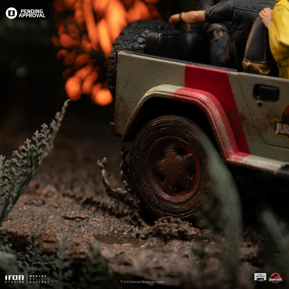 Thumbnail: Jurassic Park 1/20 T-rex Diorama Statue