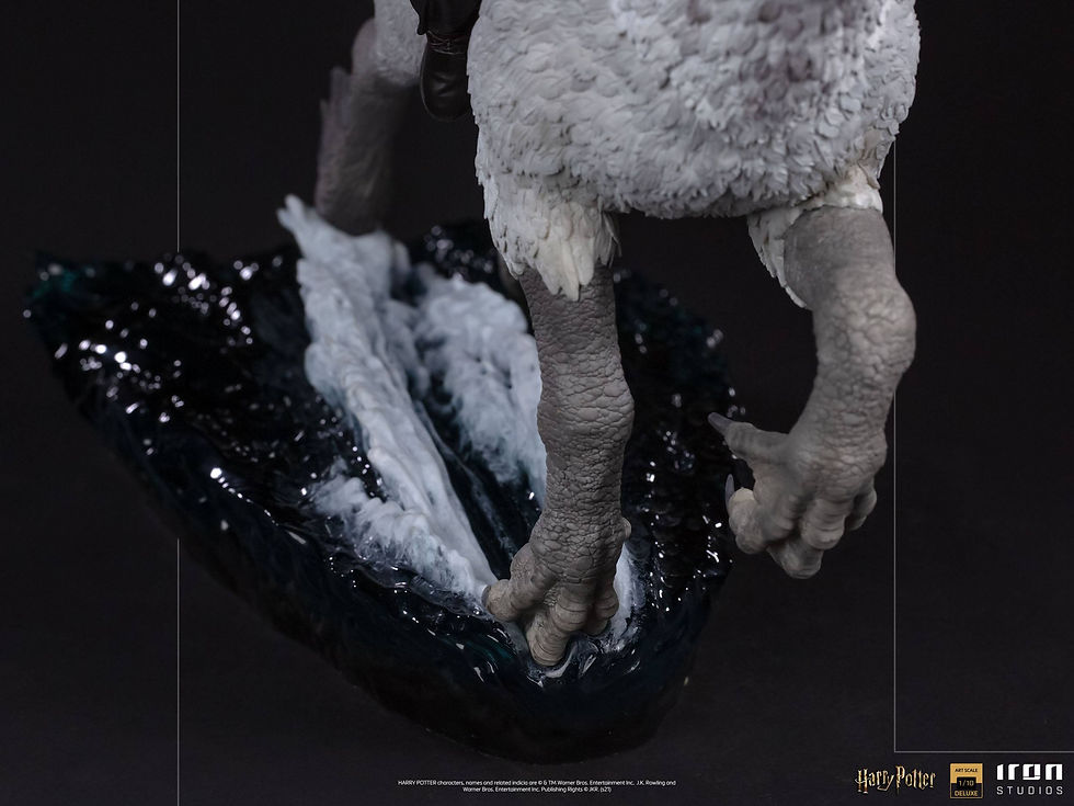 Miniatura: Harry Potter Deluxe Art Scale Statue 1/10 Harry Potter and Buckbeak 30 cm