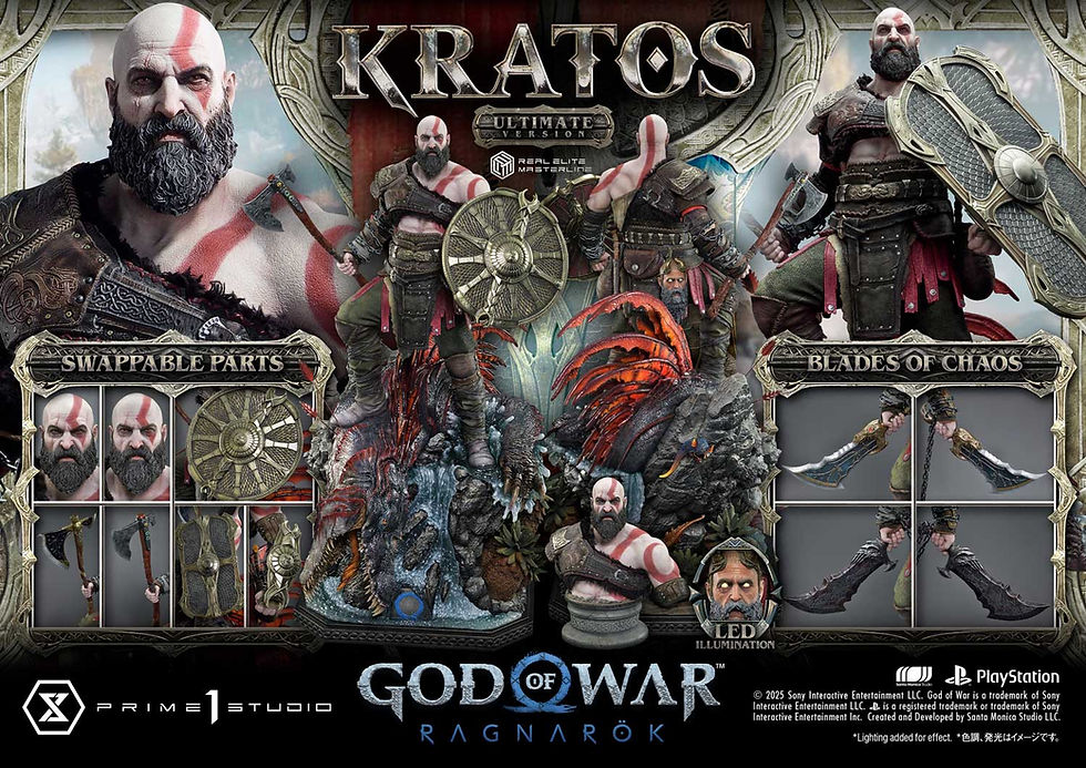 Thumbnail: God of War: Ragnarok 1/3 Kratos Ultimate Ed. REMGOW-01UT