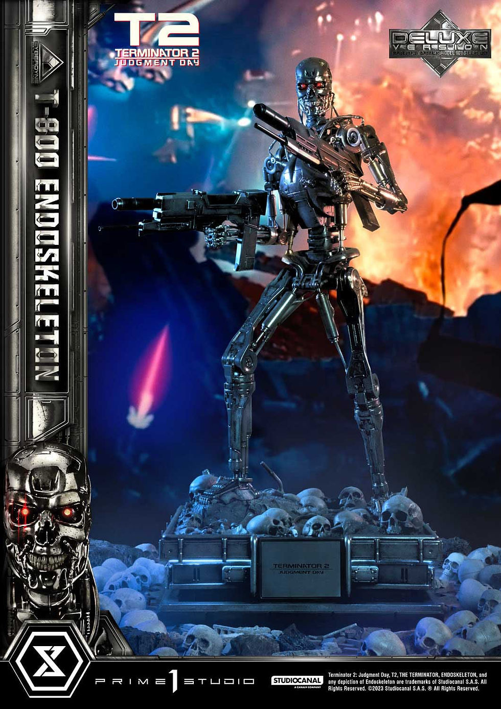 Thumbnail: Terminator 2  Judgment Day 1/3  T800 Endoskeleton Deluxe Bonus Version 74 cm