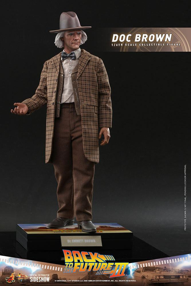 Thumbnail: Back To The Future III Movie Masterpiece Action Figure 1/6 Doc Brown 32 cm