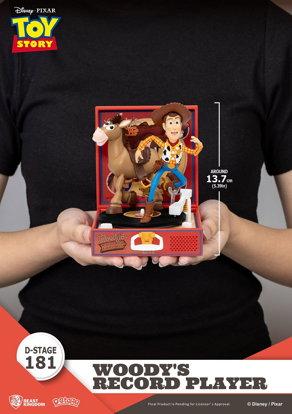 Thumbnail: Toy Story Record Player Series PVC figure Woody's Record Player 13 cm