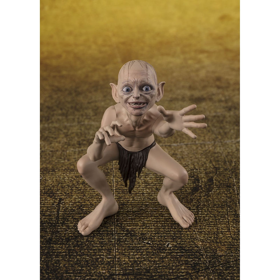 Thumbnail: The Lord of The Rings: The Fellowship of The rings Frodo and Gollum 12cm e 5cm