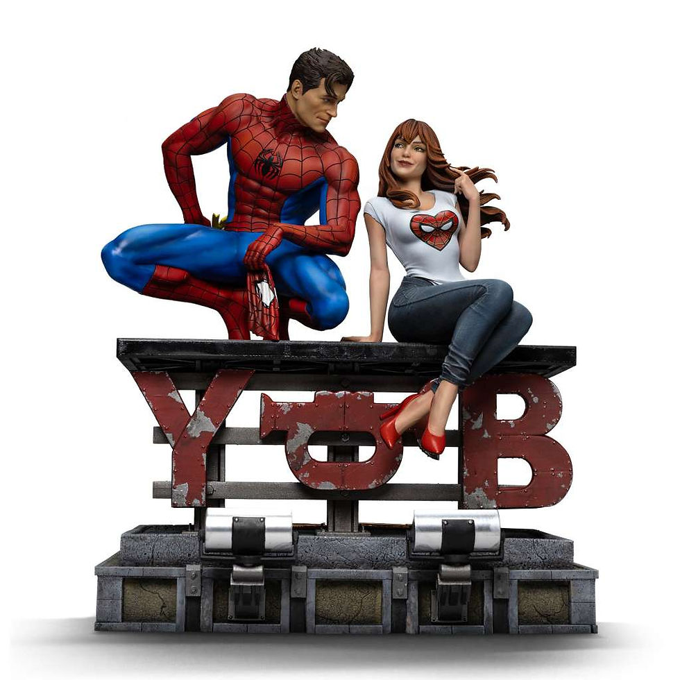 Miniatura: Spider-Man Diorama Art Scale Statue 1/6 Spider-Man and Mary Jane 35 cm