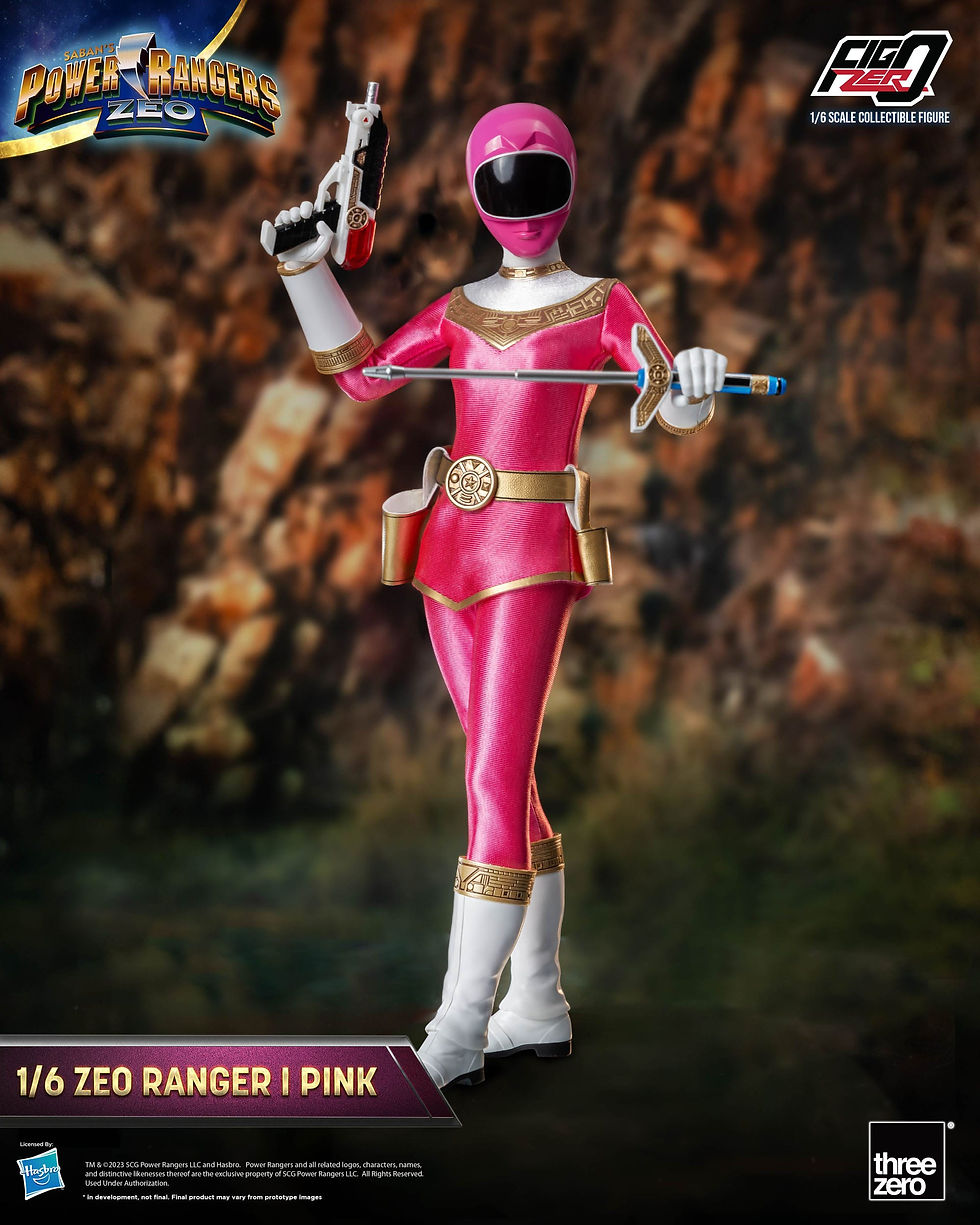 Thumbnail: Power Rangers Zeo FigZero Action Figure 1/6 Ranger I Pink 30 cm