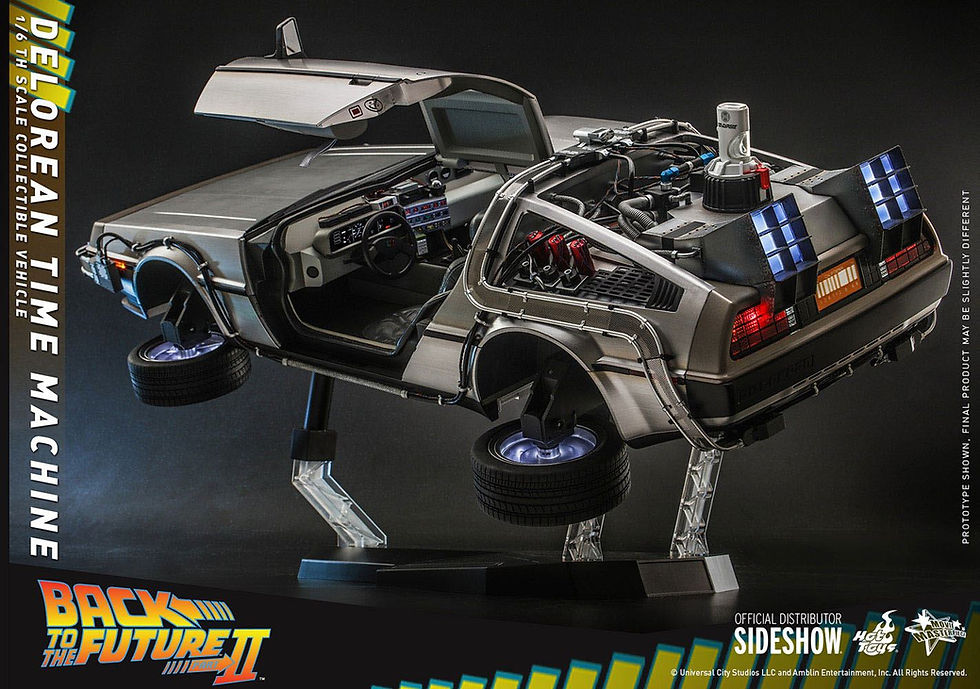 Miniatura: Back to the Future II Movie Masterpiece Vehicle 1/6 DeLorean Time Machine 72 cm