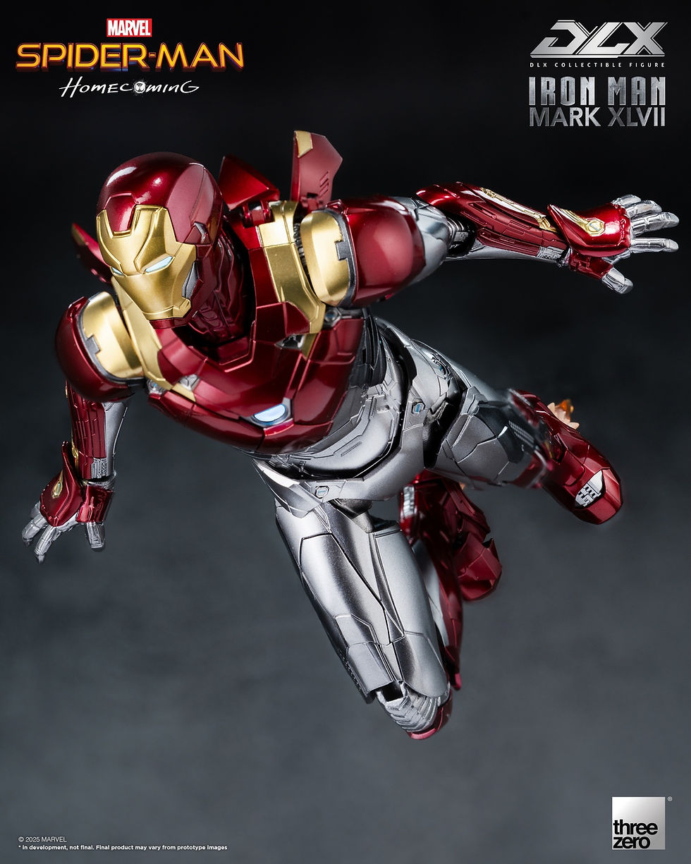 Miniatura: Spider-Man: Homecoming 1/12 DLX Iron Man Mark 47 17,5 cm