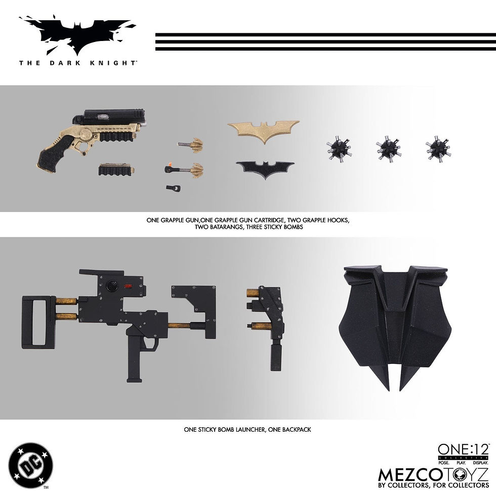 Miniatura: The Dark Knight Action Figure 1/12 Batman 17 cm