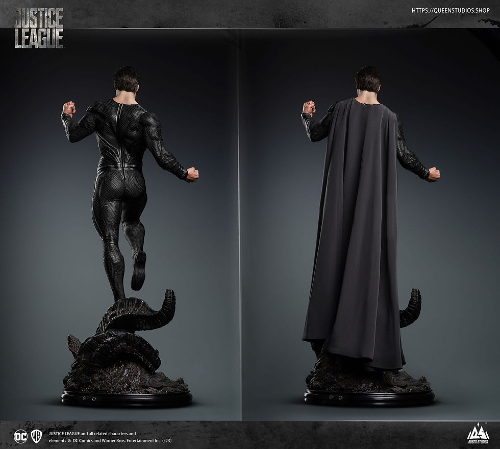 Miniatura: Justice League Superman Black Suit 1/3 Regular edition