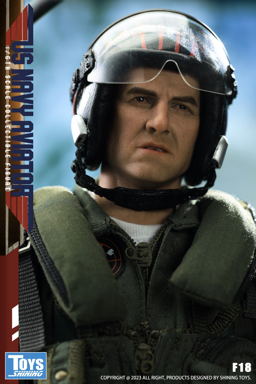 Thumbnail: Top Gun F18 US Navy Aviator 1/6 Maverick