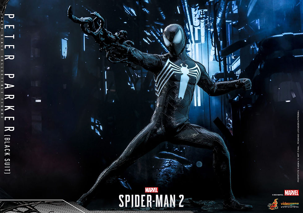 Thumbnail: Spider-Man 2 Video Game 1/6 Peter Parker (Black Suit) 30 cm