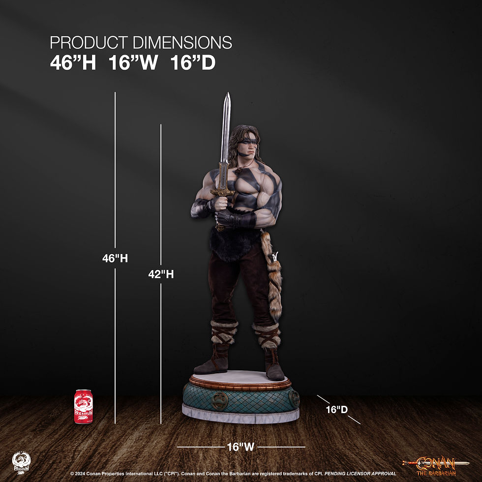 Miniatura: PCS Conan 1/2 War paint version
