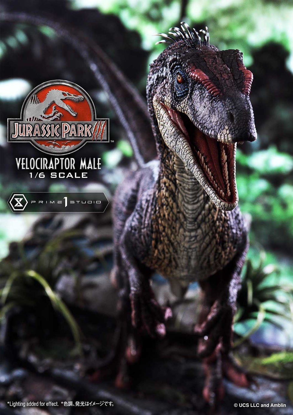 Miniatura: Jurassic Park III Legacy 1/6 Velociraptor Maschio Versione Bonus 40 cm