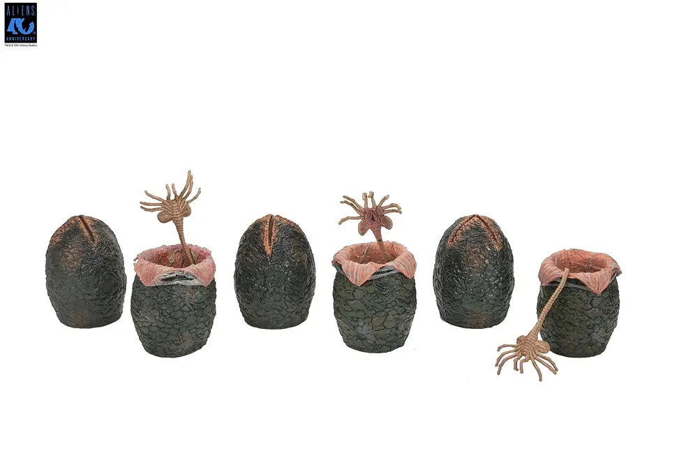 Miniatura: Aliens 40th Anniversary Alien 1/12  Eggs 6 Accessory Pack
