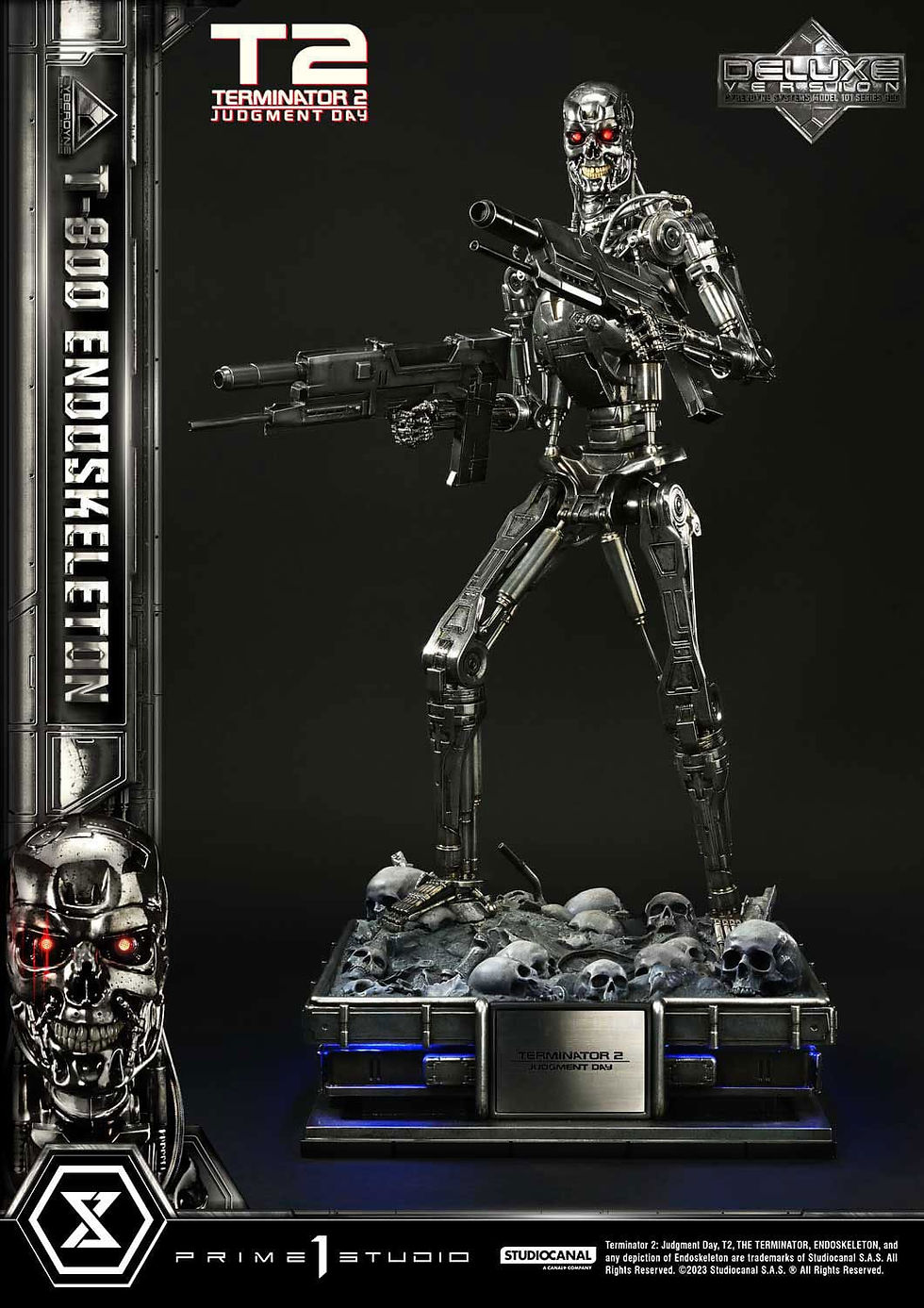 Miniatura: Terminator 2  Judgment Day 1/3  T800 Endoskeleton Deluxe Version 74 cm