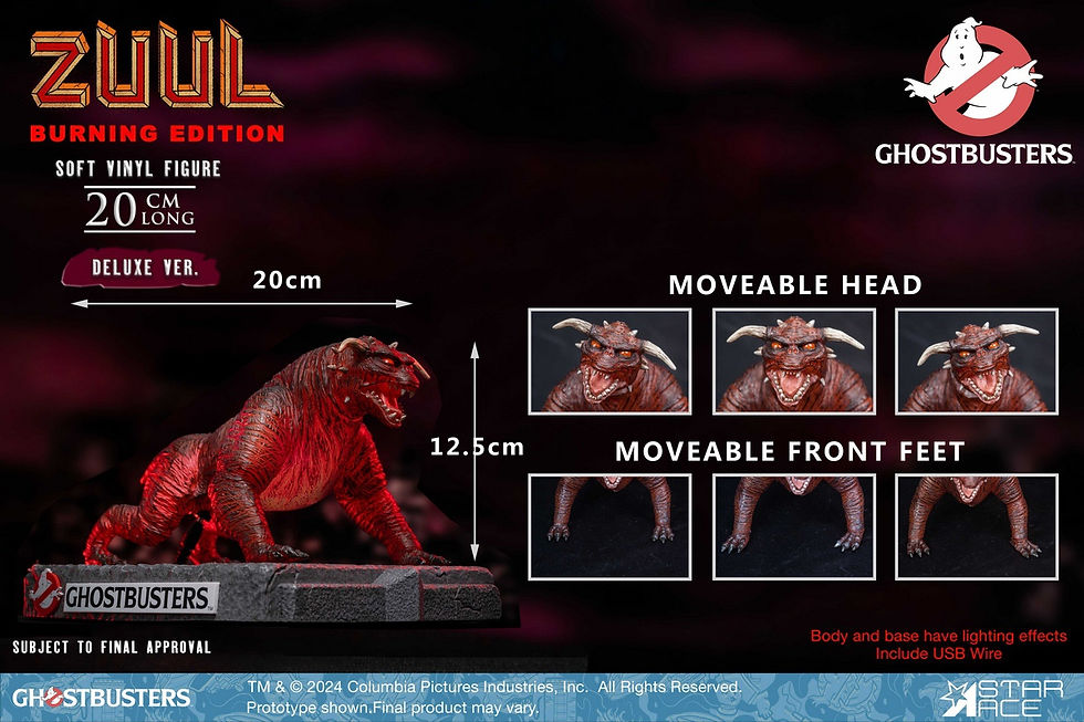 Miniatura: Ghostbusters Soft Vinyl 1/8  Zuul Burning Edition Deluxe Vers. 12cm SA6082
