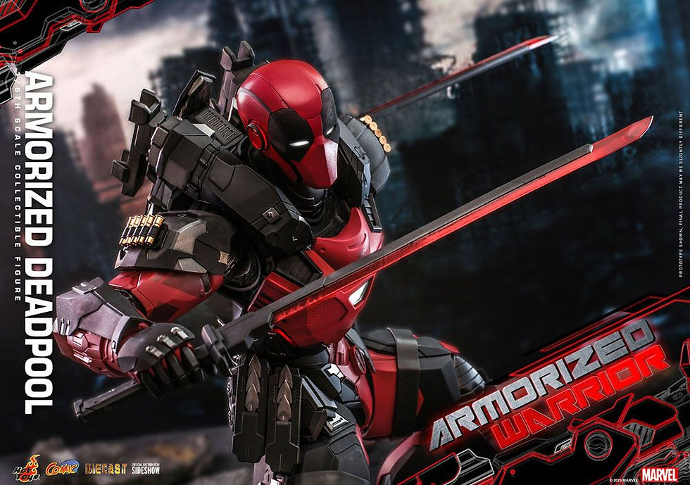 Miniatura: Marvel Comic Masterpiece Action Figure 1/6 Armorized Deadpool 33 cm
