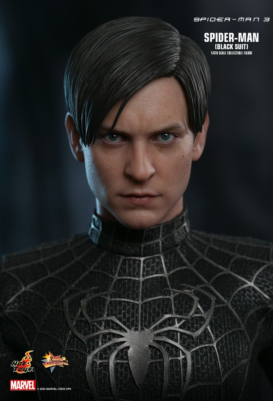 Miniatura: Spider-man 3  Spider-man (black Suit) 1/6 Regular Edition 30 cm