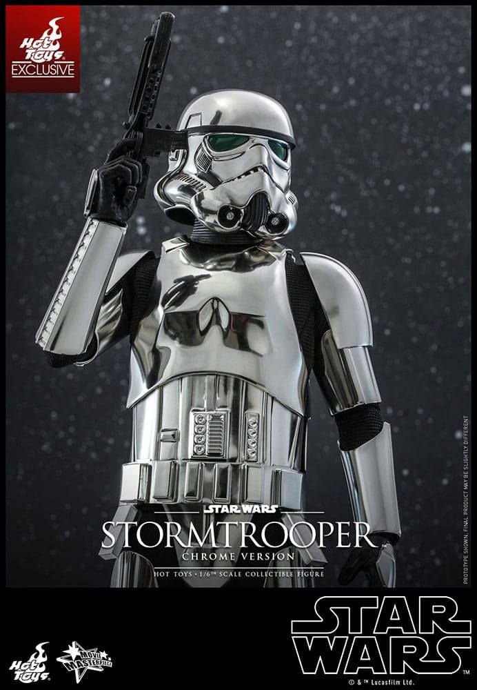 Thumbnail: Star Wars Movie Masterpiece  1/6 Stormtrooper (Chrome Version) MMS615