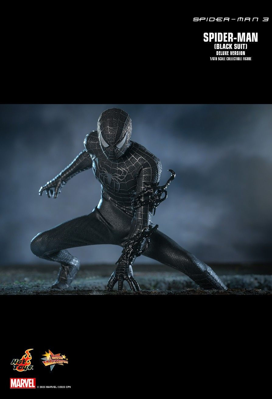 Thumbnail: Spider-man 3  Spider-man (black Suit) 1/6 Deluxe Edition 30 cm