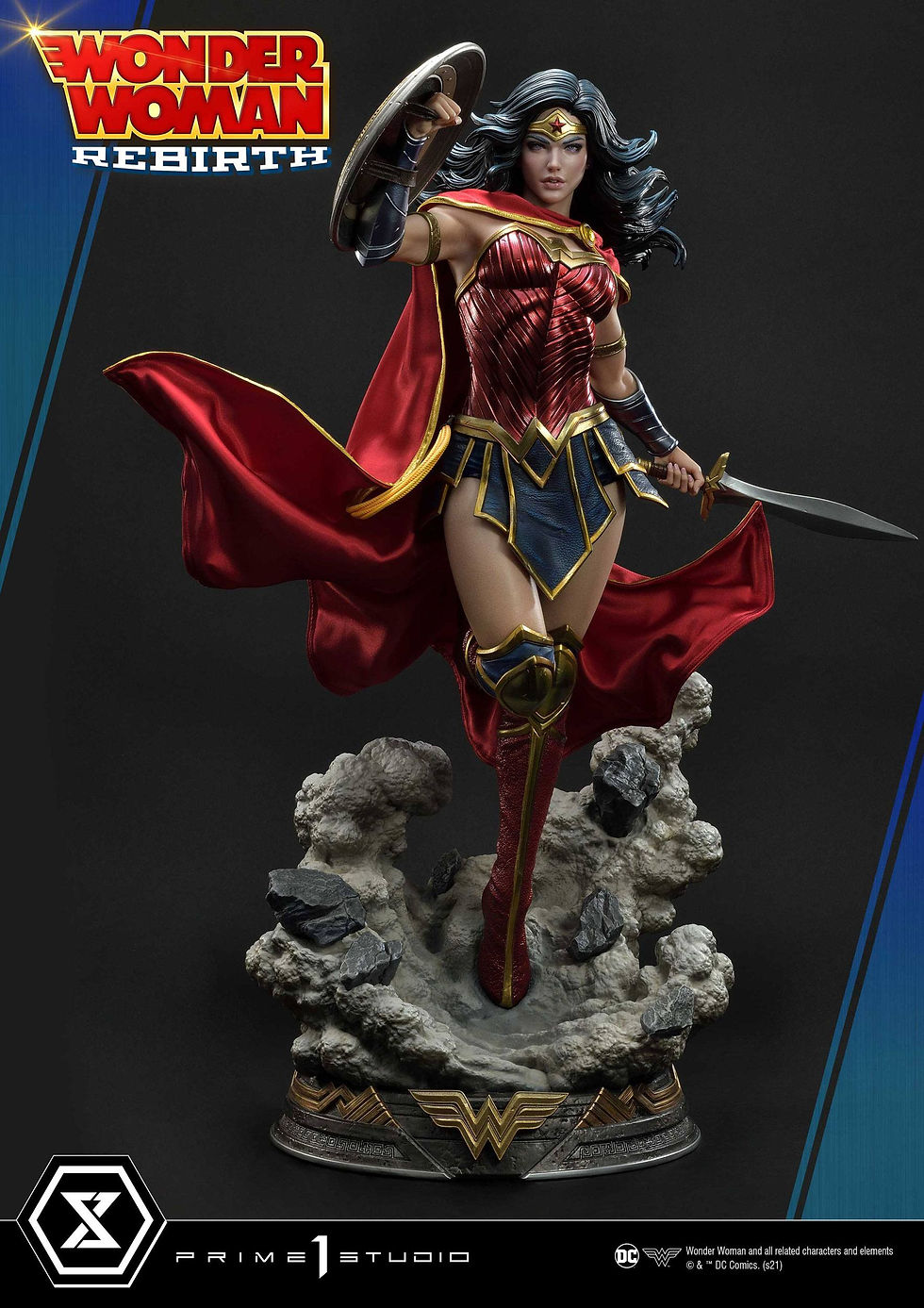 Miniatura: DC Comics Statue 1/3 Wonder Woman Rebirth 75 cm