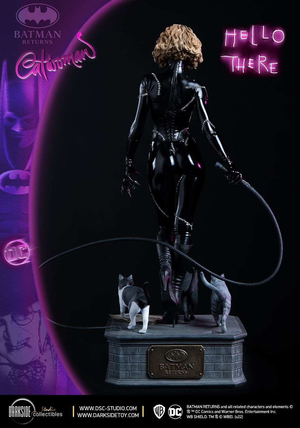 Miniatura: Batman Returns MS Series Statue 1/3 Catwoman 30th Anniversary Edition 72 cm