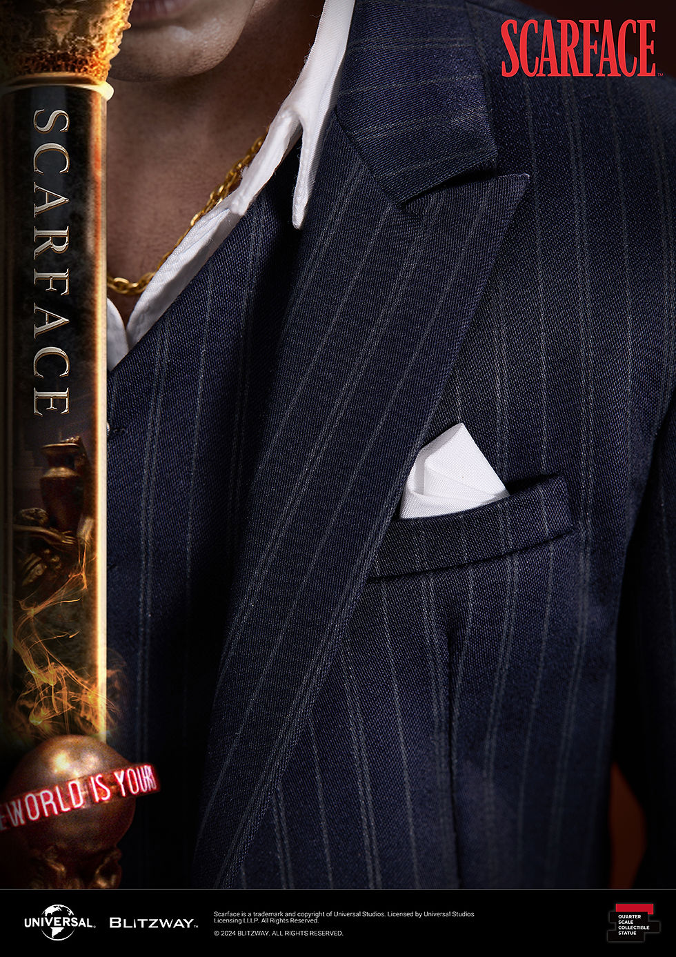 Thumbnail: Blitzway Scarface 1/4 Tony Montana Standard Versione 53 cm