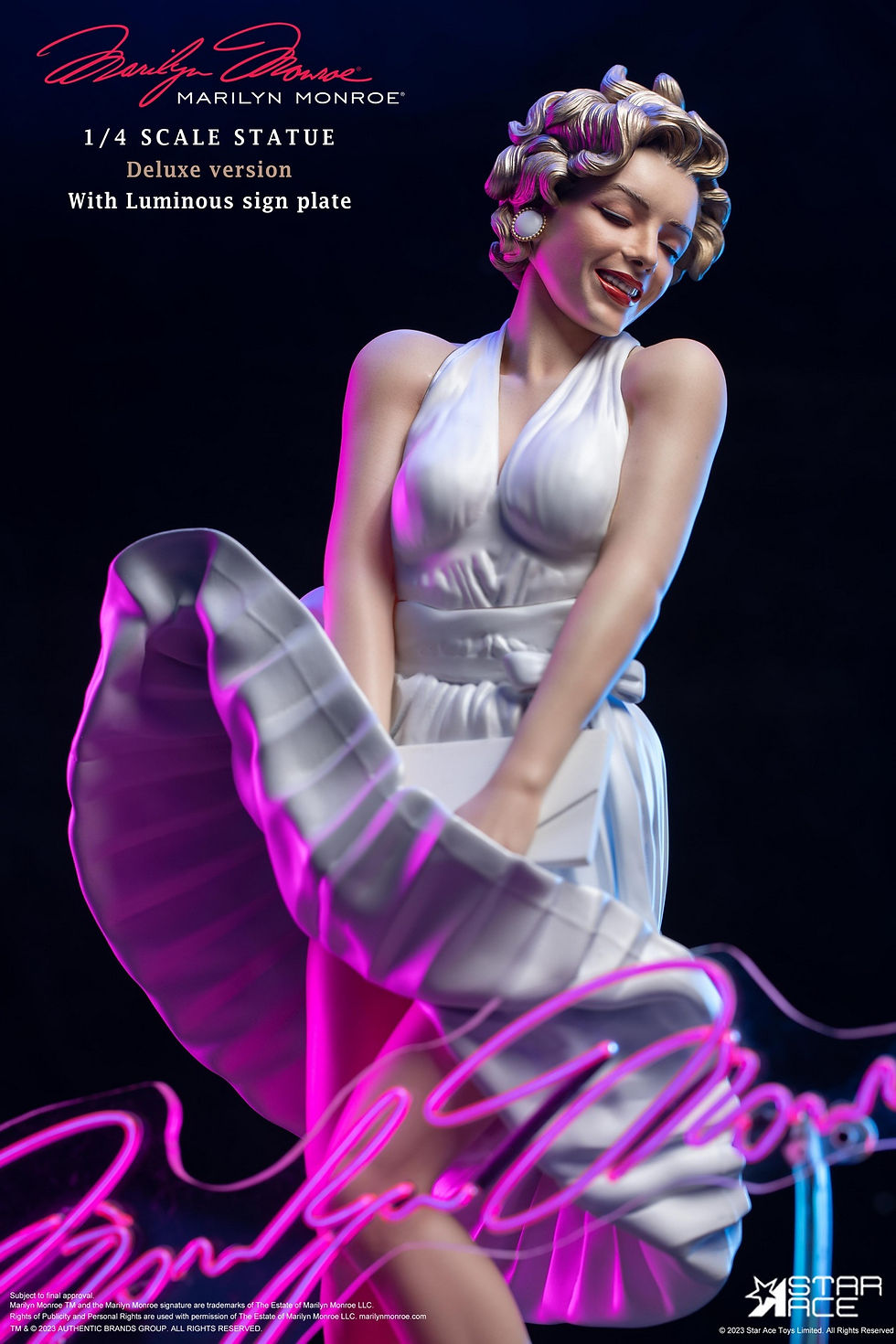 Miniatura: Marilyn Monroe 1/4  Statue DELUXE edition
