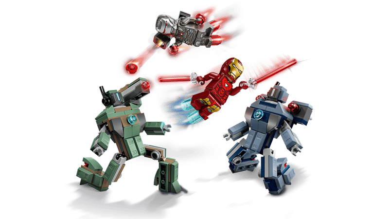 Miniatura: Lego 76320 Marvel - Iron Man & War Machine vs Hammer Drones