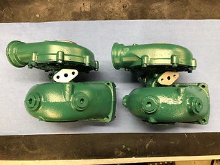 Two green Universal Turbos