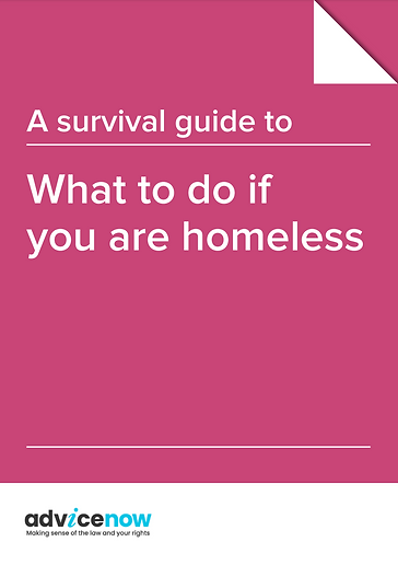 Private rental tenant guide if homeless