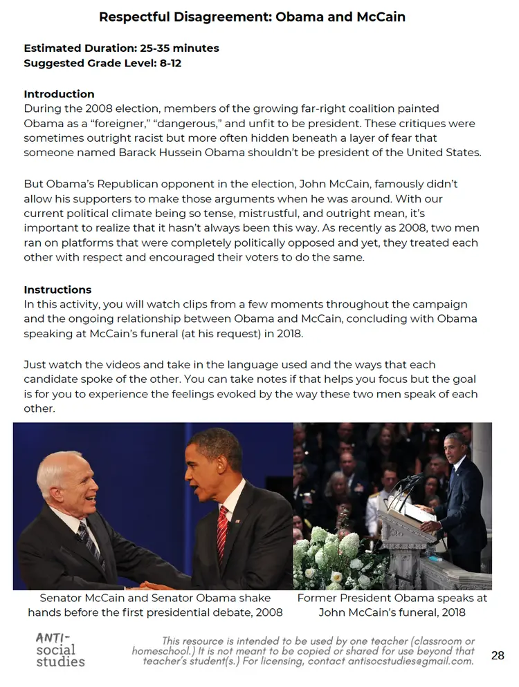Thumbnail: U.S. History UNIT 9B Plan: "The 21st Century"